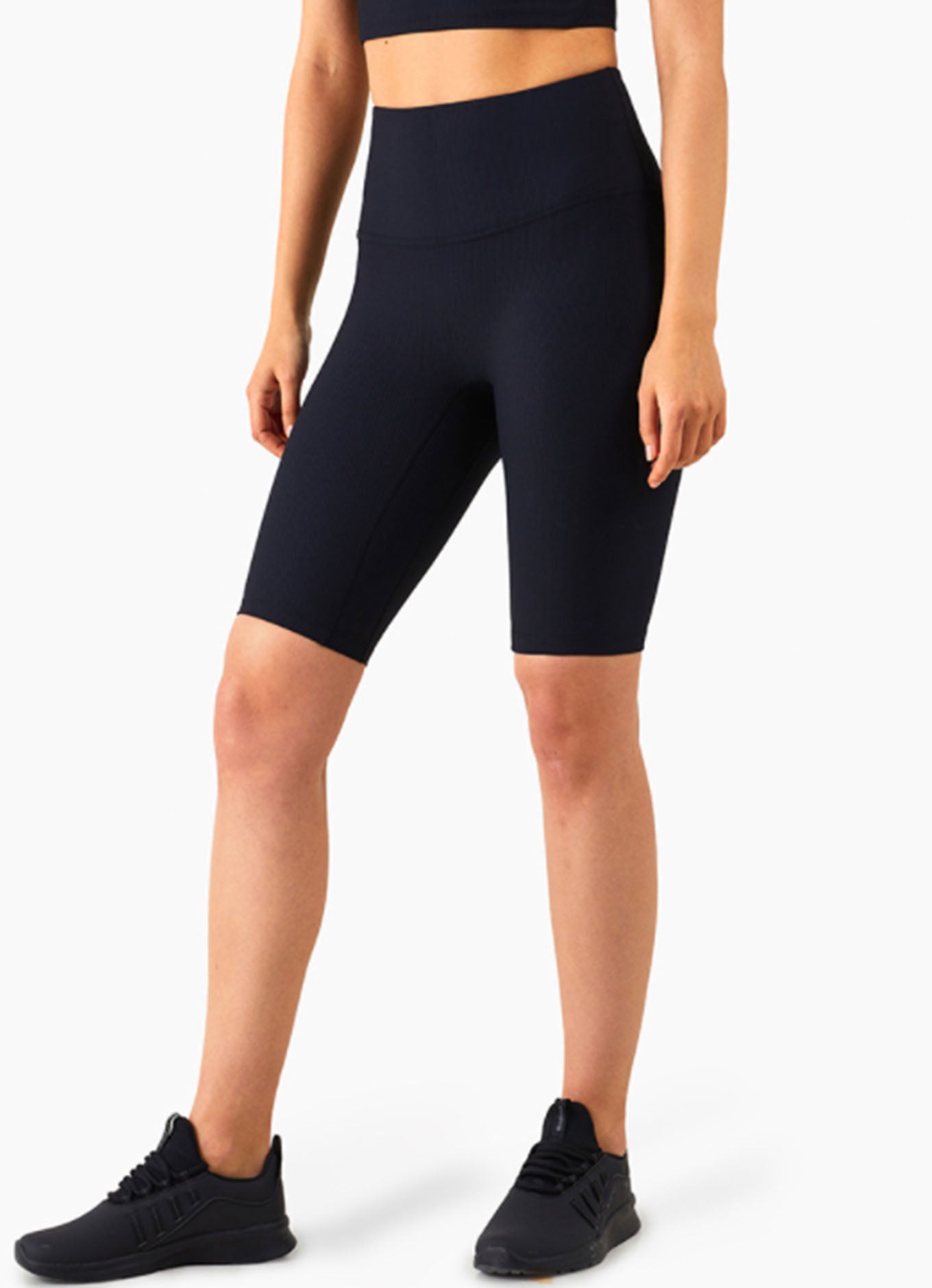 螺纹蜜桃五分裤