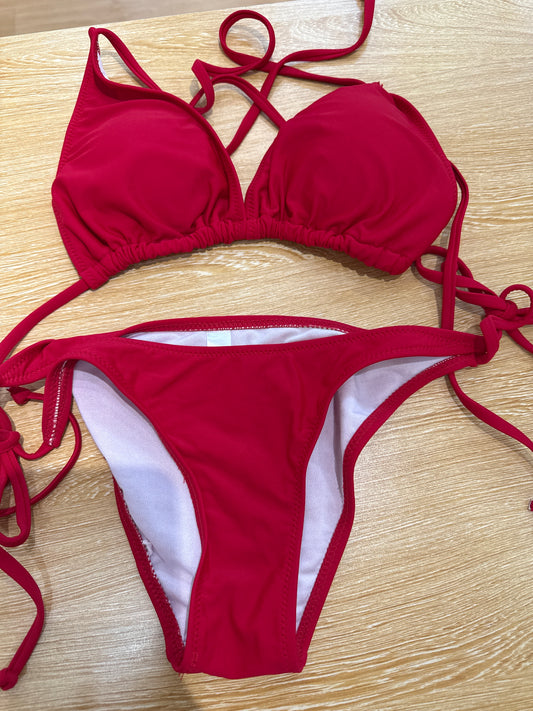 纯色bikini