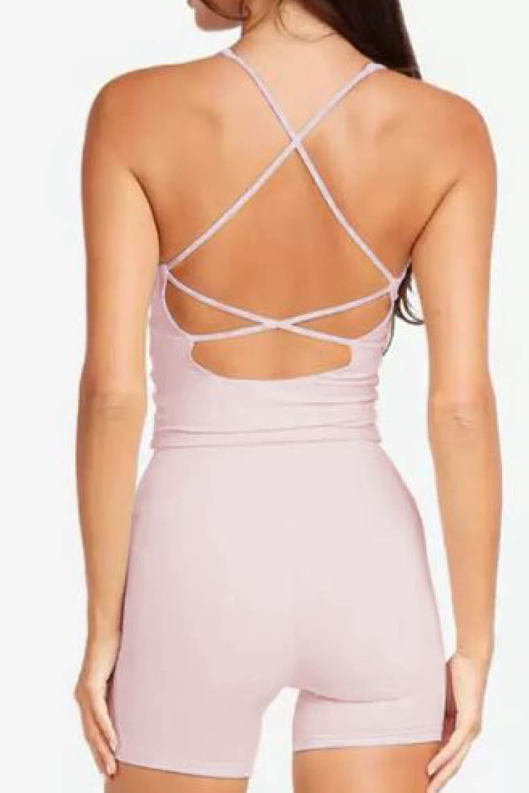 镂空美背健身背心