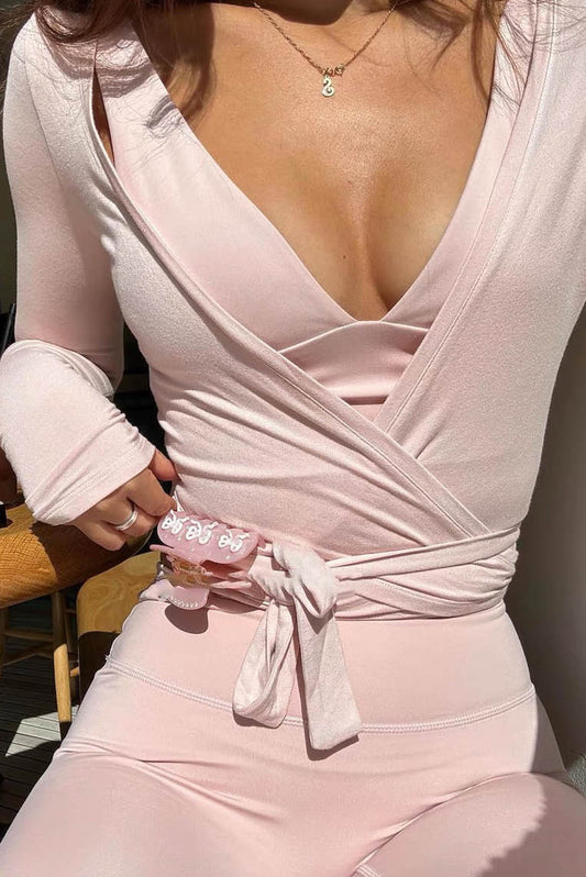 亲肤修身瑜伽长袖罩衫（单件外衫）