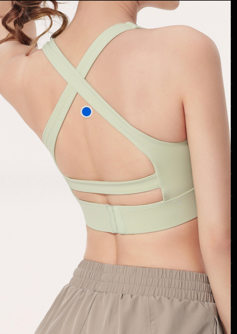 High-Support Open-Back Training Bra （小勾破，介意者勿入)