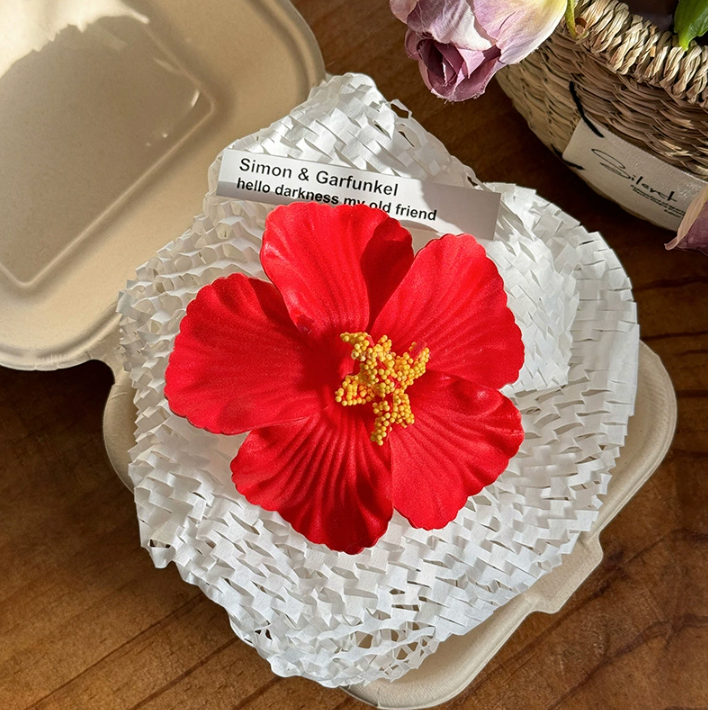 仿真扶桑花发夹