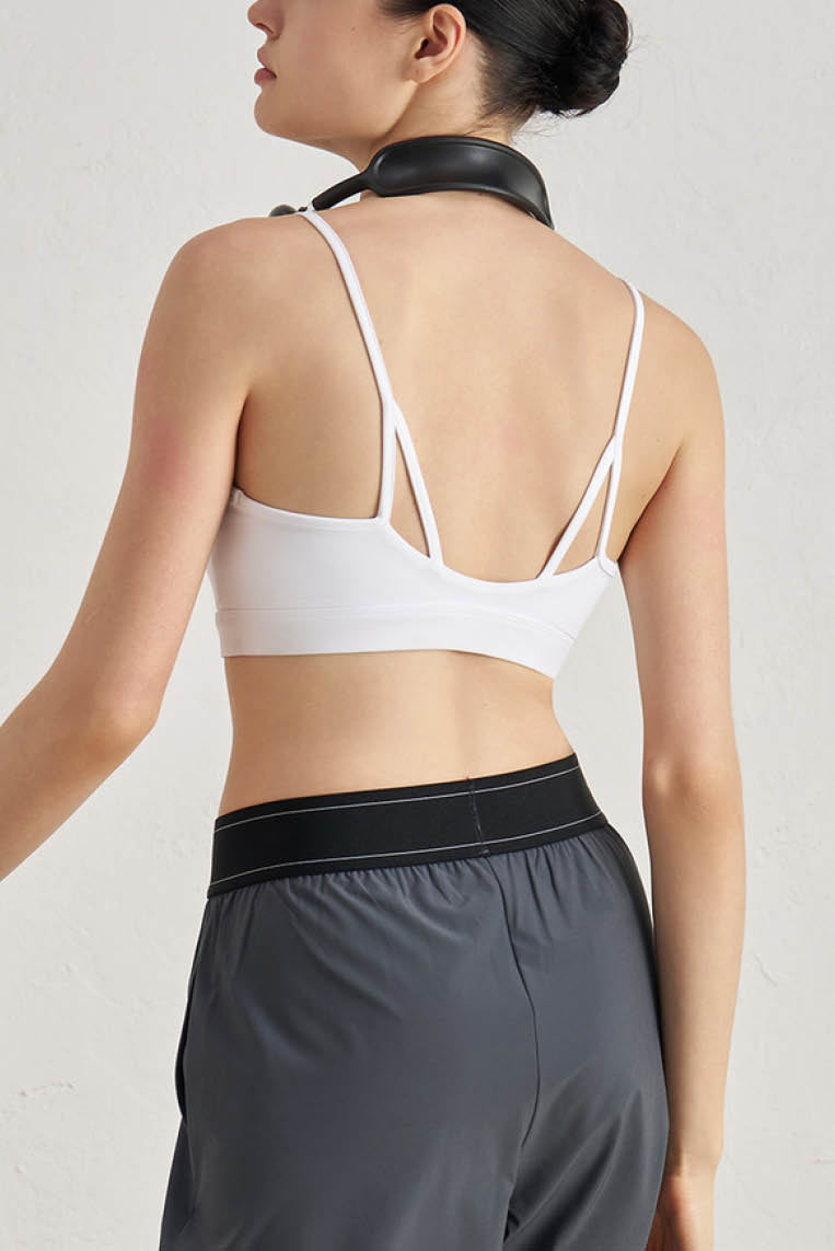 小猫耳美背吊带背心