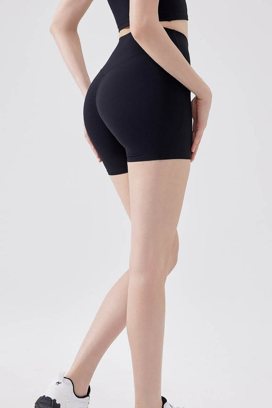 心形臀收腹三分裤