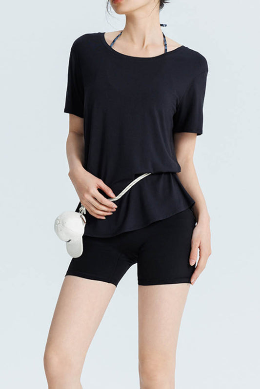 Tencel Skin-Friendly Breathable Sports T-Shirt