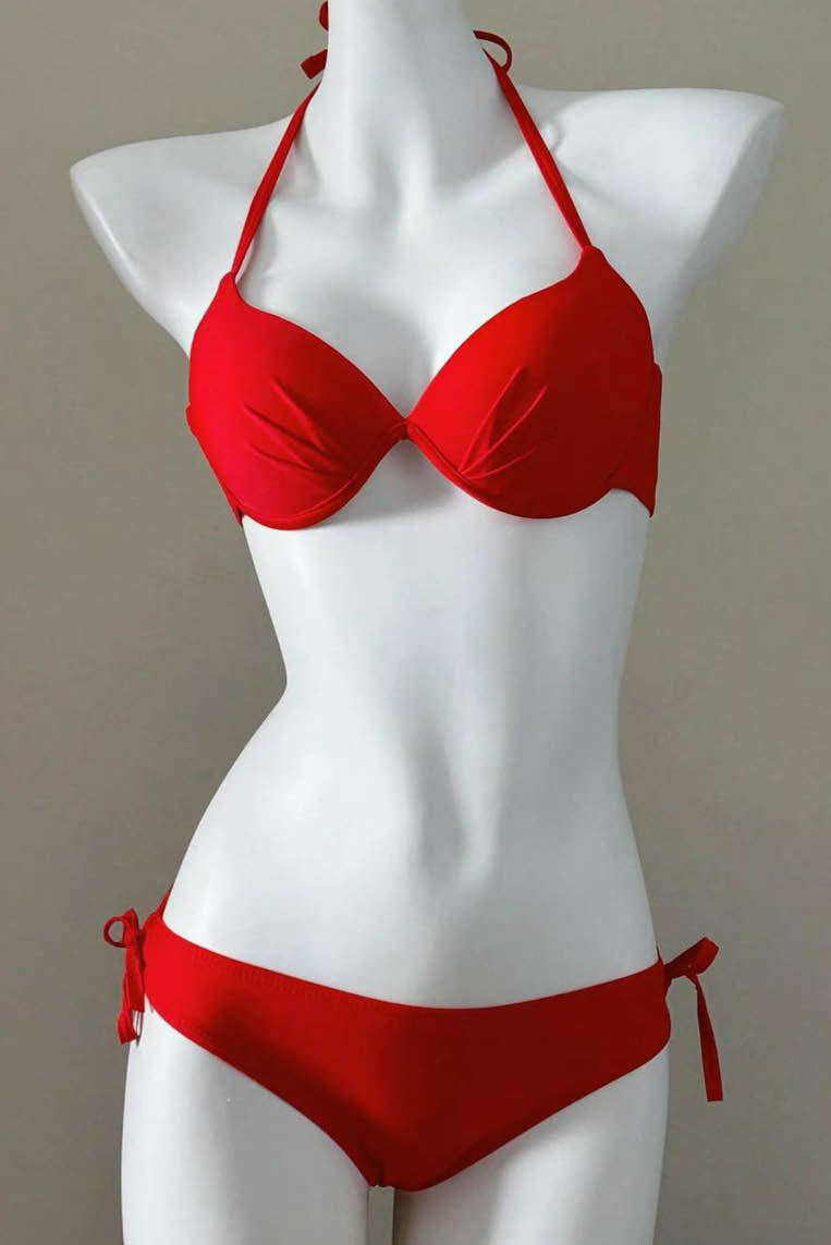 性感钢托厚款垫比基尼 (only available online)