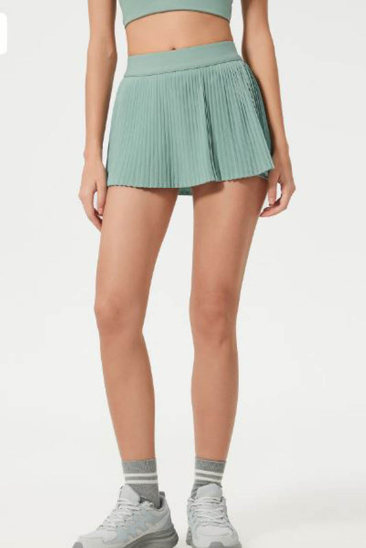 透气带内衬运动半身裙