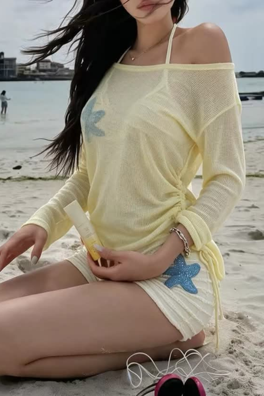 慵懒度假风三件套比基尼