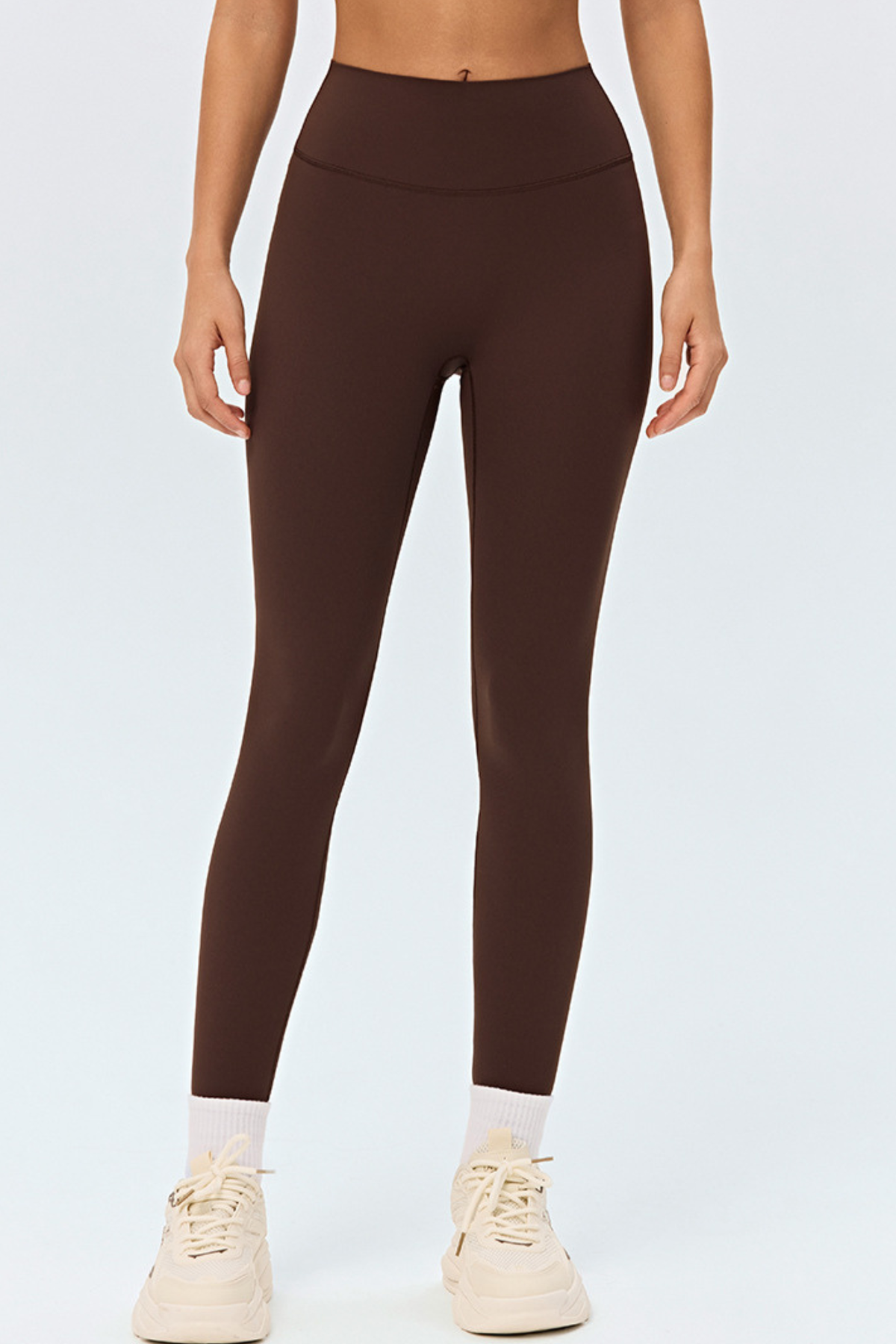 High-Waist Tummy-Control Ankle-Length Pants